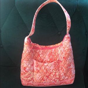 Vera Bradley Pink and Orange Shoulder Bag